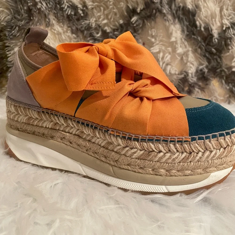 Free People Chapmin Double Stacked Sneaker (41)